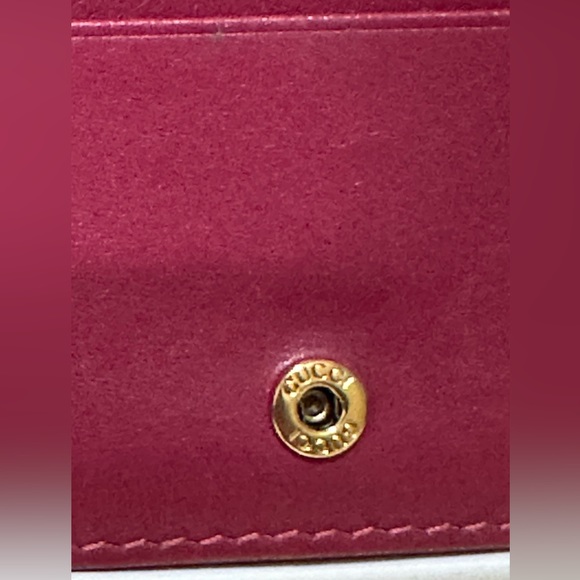 Gucci Pink Velvet Small Love GG Marmont Wallet w/box and dustbag - Picture 10 of 13